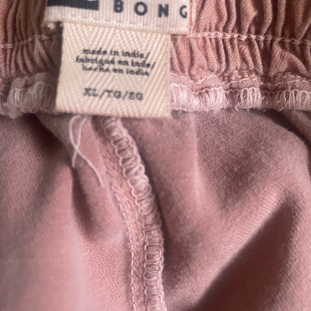 BILLABONG Beachy Keen Womens Casual Pants Dusty Peach Utility Drawstring - Picture 4 of 16
